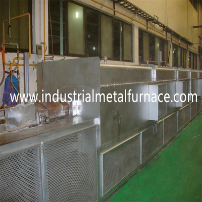 horno de 500kg/H Mesh Belt Isothermal Roller Hearth que trabaja el recocido brillante