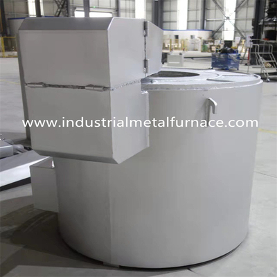 Tipo fijo de 400kg Zamak de la inducción del horno eléctrico industrial de gas de la fusión del metal