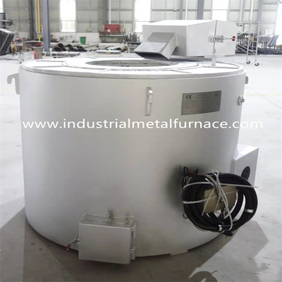 Tipo fijo de 400kg Zamak de la inducción del horno eléctrico industrial de gas de la fusión del metal