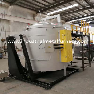 horno de inducción de fusión de aluminio de la resistencia eléctrica 500kg 1100 grados