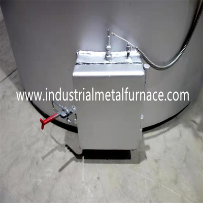Tipo fijo de 400kg Zamak de la inducción del horno eléctrico industrial de gas de la fusión del metal