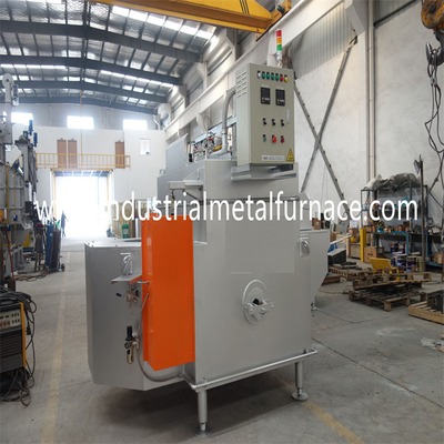 tipo horno fusorio de aluminio de gas de aluminio de la piscina 6000Kg del horno que se sostiene