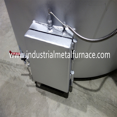 Máquina de fusión del crisol 1000KG del pedazo de aluminio inclinable de gas del horno fusorio