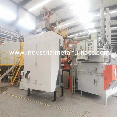 horno fusorio de aluminio del gas natural del horno 45000kg de 9500m m que se sostiene