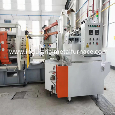 proceso de aluminio 660℃ de la fundición a presión del horno de la piscina que celebra de gas 500kg