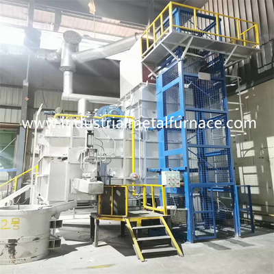 700 al proceso de fusión 750deg y que celebra de aluminio de la fundición a presión de la aleación de aluminio del horno