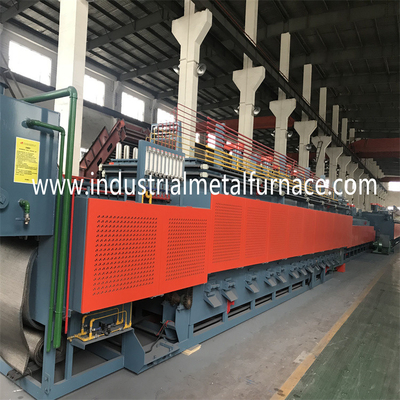 Horno de recocido eléctrico isotérmico de Spheroidizing Mesh Belt Furnace Push Rod