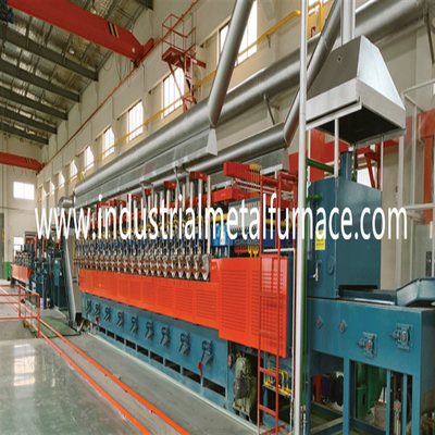 Transportador de correa de gas de Mesh Belt Furnace High Temperature del rodillo de ayuda del combustible 2500 KG/Hr