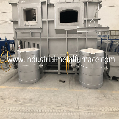 CE vertical eléctrico automático de aluminio del precalentador de la cucharón del horno de 350kg que se sostiene 18KW