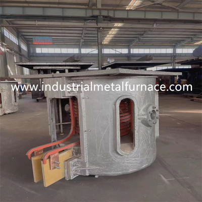 horno fusorio de fusión de aluminio de la inducción de frecuencia media de la inducción del arrabio 200kg